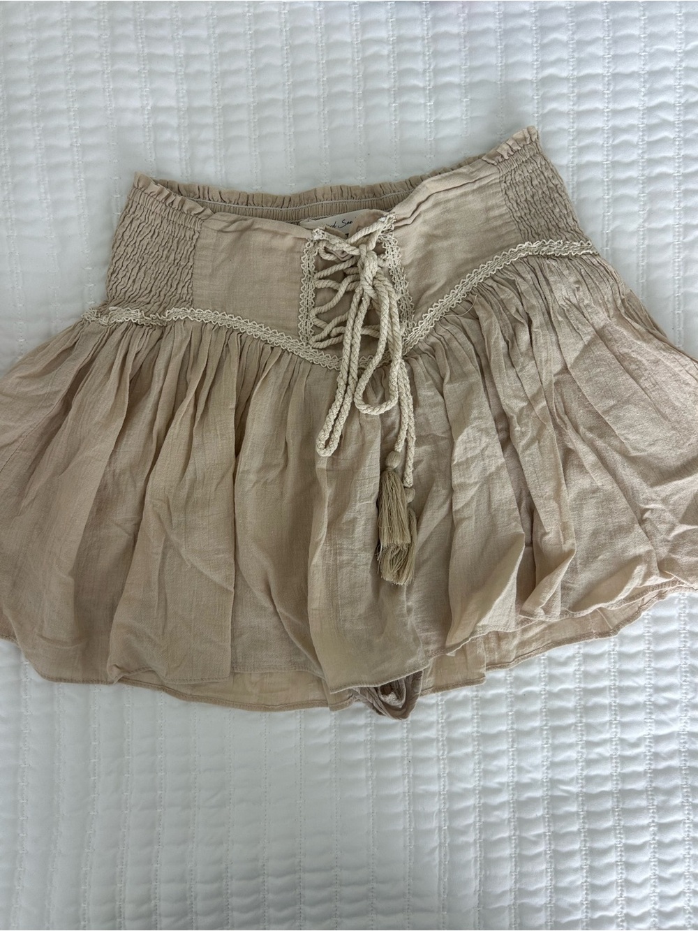 Tan Skort